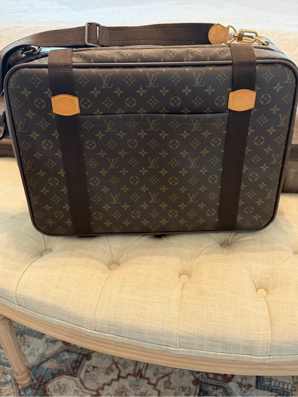 Louis Vuitton Sateliite 53 Monogram Canvas Suitcase